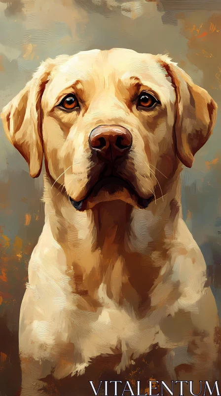 AI ART Golden Labrador Art