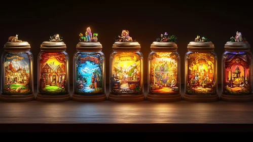 Enchanting Worlds Captured in Glass