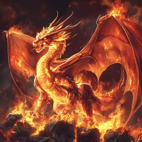 Dragon Ablaze: A Fantasy Inferno