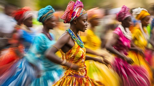 Colorful African Dance Performance