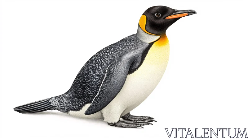 AI ART Vivid Penguin Illustration