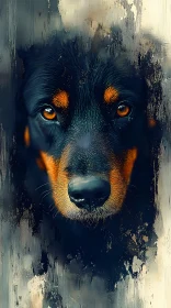 Artistic Canine Expression