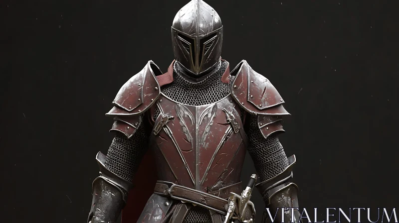 AI ART Medieval Knight Warrior Image