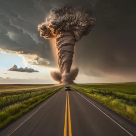 Dramatic Tornado Landscape