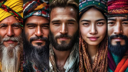 Multicultural Portrait: A Study in Faces