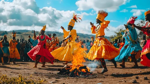 Colorful Dance Ritual