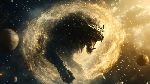 Space Lion Roaring