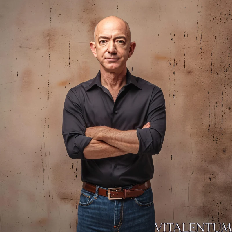 AI ART Portrait of Jeff Bezos in Casual Clothing