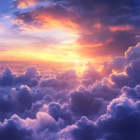 Golden Hour Cloudscape