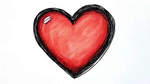 Hand-Drawn Heart Illustration