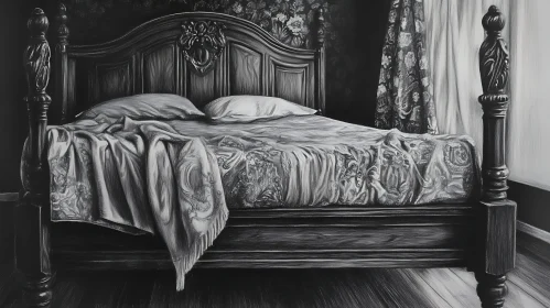Vintage Bedroom Still Life