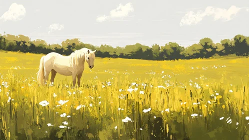 Graceful Horse Landscape