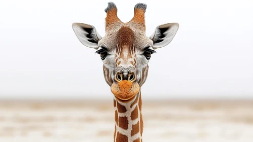 Graceful Giraffe in Focus