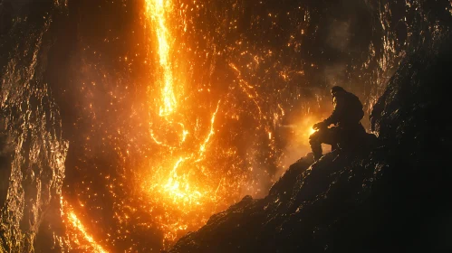 Lava Waterfall Encounter by Explorer