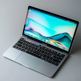 Contemporary Laptop Design with Touch Bar