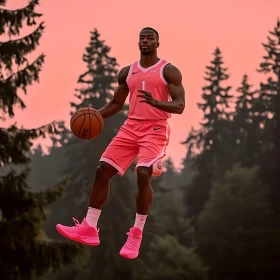 Pink Uniform Athlete