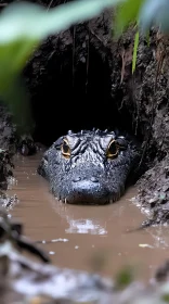Crocodile in its Natural Habitat