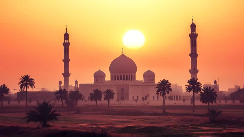 Mosque at Sunset