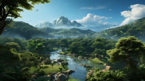 Exotic Birds and Nature's Marvels in CryEngine Style