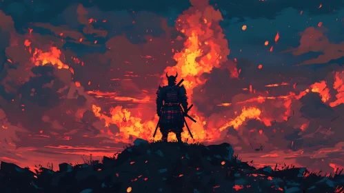 Warrior in Flames: A Samurai's Stand