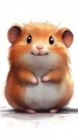 Cute Pet Hamster Art