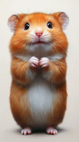 Cute Fluffy Hamster