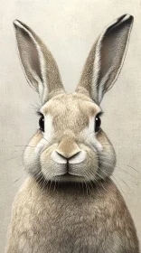 Lifelike Rabbit Art with Fine Details