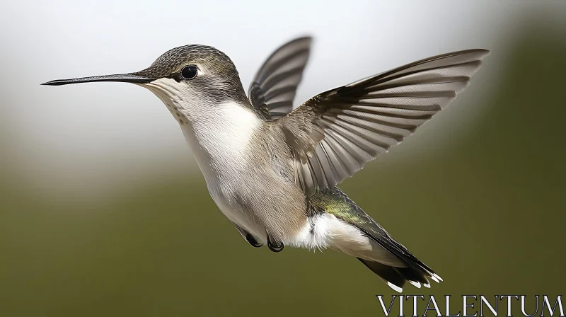 Hummingbird in Flight AI Image