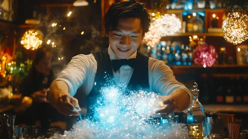 Bartender Creates Magical Cocktail