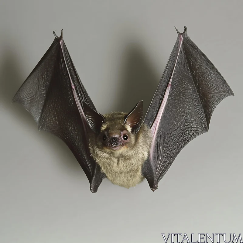 AI ART Bat with Open Wings Flying