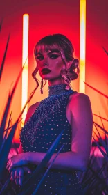 Glamorous Taylor Swift Fashion Portrait