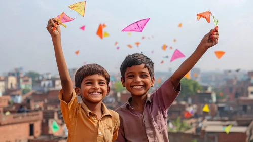 Boys with Kites: A Celebration of Youth