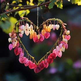 Heart of Flowers: Nature's Loving Embrace