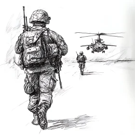 Military Operation Sketch