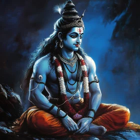 Serene Deity in Contemplation