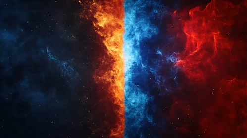 Fire and Ice in Abstract Art