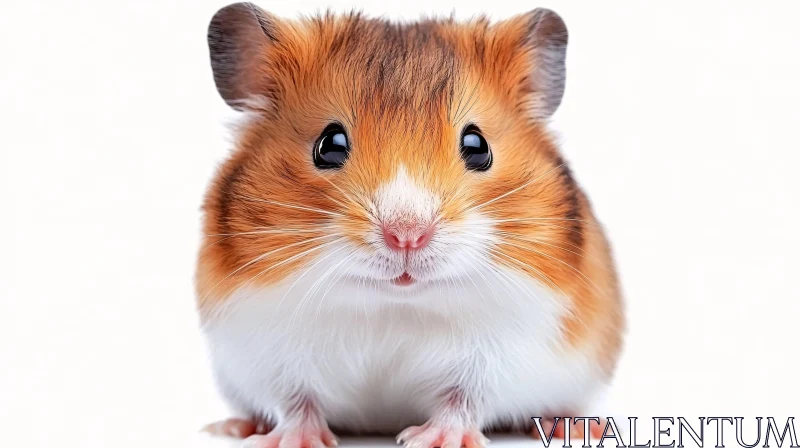 Charming Hamster Portrait AI Image