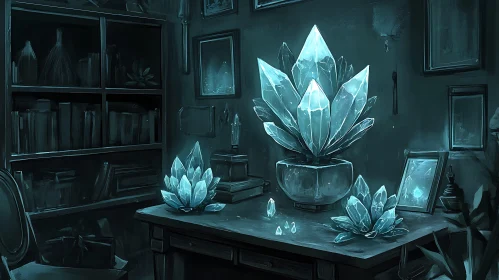 Luminous Crystal Still Life