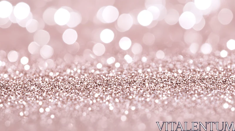 AI ART Shimmering Rose Gold Dust
