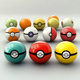 Collection of Colorful Balls
