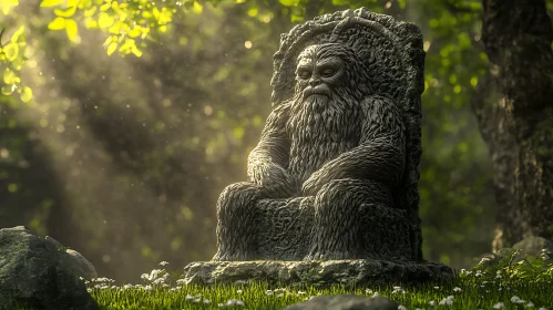 Ancient Forest Creature Statue