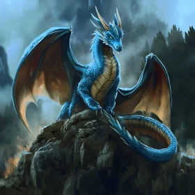 Azure Dragon on Rocky Peak