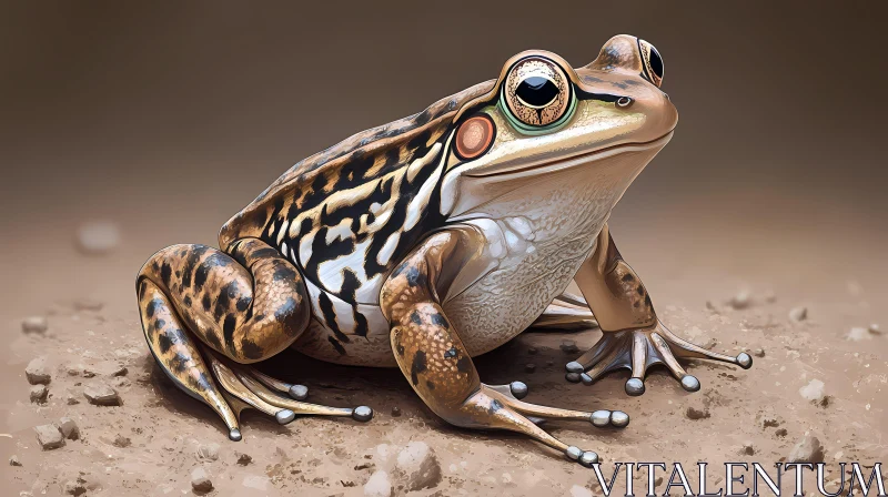 Realistic Amphibian Art AI Image