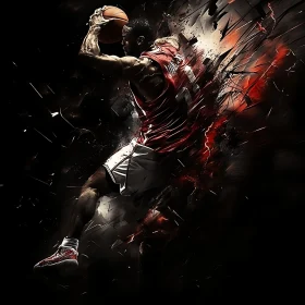 Athlete Mid-Air