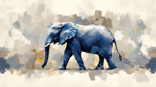 Stylized Elephant Artwork