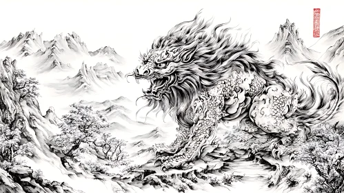 Ink Dragon Mountain