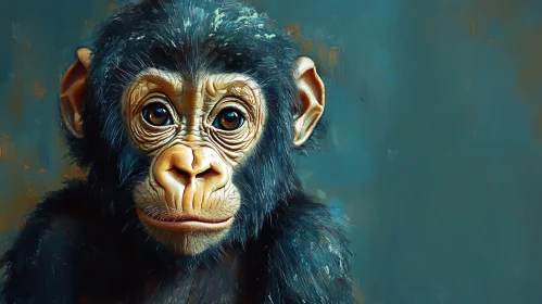 Portrait of a Chimpanzee in Art