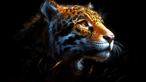 Illuminated Jaguar Art