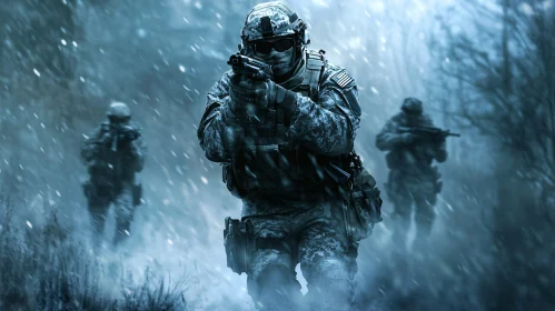 Snowy Military Operation