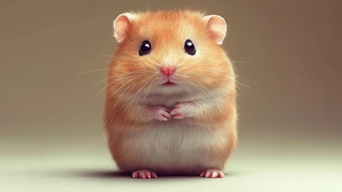 Charming Hamster with Expressive Eyes